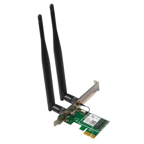 Адаптер Wi-Fi/ "Сетевой PCIe Адаптер  AX3000 Wi-Fi 6 Bluetooth 5.0 PCI фото 1