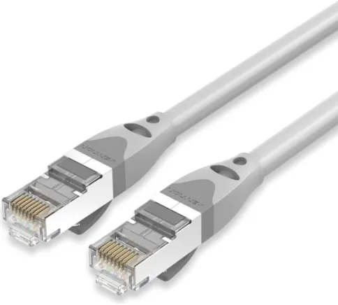 Патч-корд Vention прямой SFTP cat.6A, RJ45 - 0,3м. Серый фото 1
