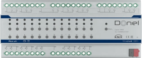 Donel KNX 24-канальный многофункциональный актуатор, 10A Установка на фото 1