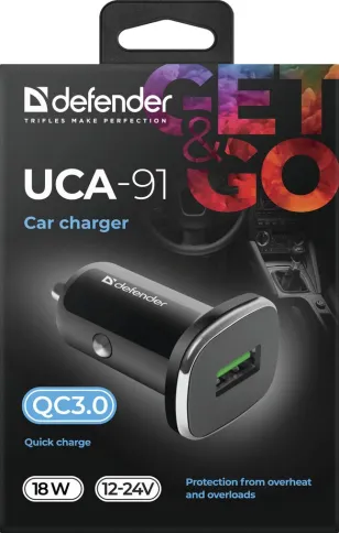 Defender UCA-91 USB QC3.0, 18W фото 2