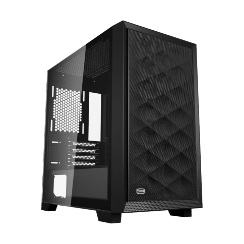 Корпус без блока питания/ Case PCCooler C3D310 BK, Mini-Tower, TG, Mes фото 1