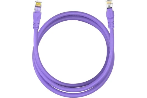 Патч-корд Vention прямой SFTP cat.6A, RJ45 - 0,3м. Фиолетовый фото 2