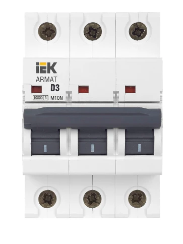 ARMAT Авт. выкл. M10N 3P D 3А IEK фото 7