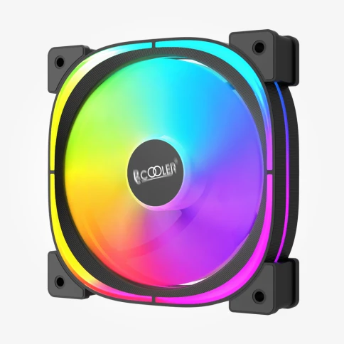 Кулер для корпуса/ Case Cooler PCCooler EF120 ARGB BK (120x120x25mm, 4 фото 2