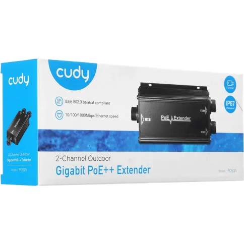 Уличный удлинитель PoE/ 2-Channel Gigabit PoE++ Outdoor Waterproof Ext фото 6