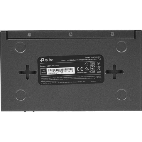 Коммутатор/ 8-port 10/100 Mbps unmanaged switch with 4 PoE ports,... фото 5