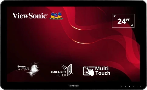 Монитор ViewSonic 23.6" TD2430 черный VA LED 16:9 HDMI M/M матовая 200 фото 1