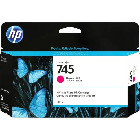 Картридж/ HP 745 130-ml Magenta Ink Cartridge фото 1