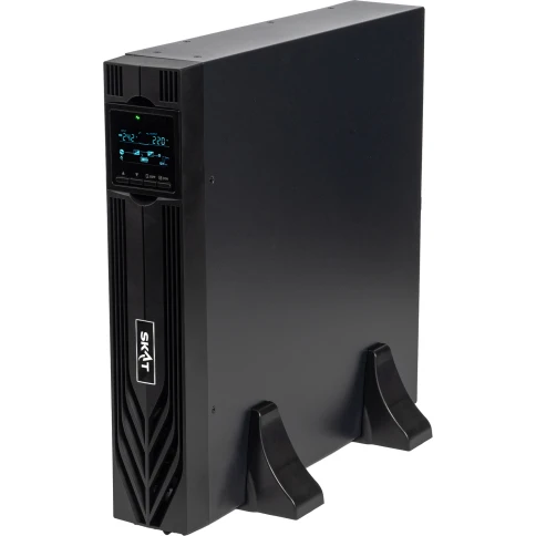 8765 UPS SKAT-UPS 1500-RACK-ON-3X9-E P3, 1500VA/1500W, 2U, On-Line, sine wave, built-in 36V battery (3x9Ah), 8xC13, USB, RS232, RS485, parallel port, card slot (SNMP, relay), EPO, WxDxH 440x461x86.5, weight 16.5 kg фото 3