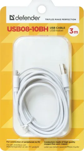 Defender USB 2.0 Type-AM - microUSB 2.0 (m) 3м фото 3