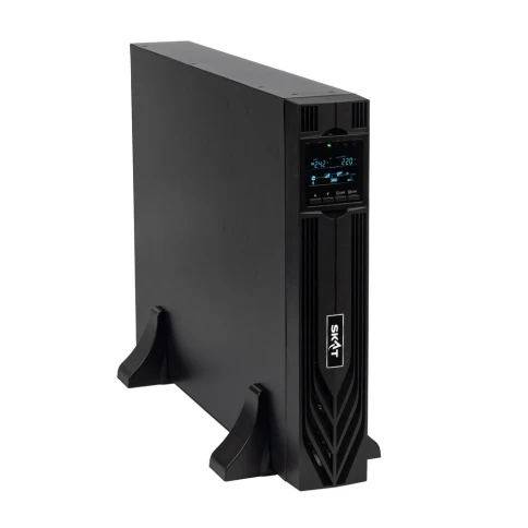 8775 SKAT-UPS 3000-RACK-ON-E P3 ИБП 3000ВА/3000 Вт, 2U, On-Line, синус, внешн. АКБ 72В (6х12В), 8хC13+1xC19, USB, RS232, слот для карт (SNMP, реле), EPO, ШхГхВ 440х602х86,5 масса 8.8 кг фото 2