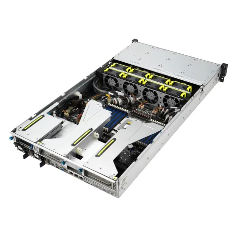 Серверная платформа/ ASUS RS521A-E12-RS24U, 2U, 1xSP5 (LGA 6096) 360W, 24x DDR5 6400, 24x 2.5'' (16 NVME+8 SAS/SATA) + 2x SATA rear, 2x M.2 22110 NVME, Up to 5 PCIe Gen5  + 1x OCP 3.0 x16, 1 x 2-Port 1GbE LAN, up to 4 single-slot or 2 double-slo фото 8