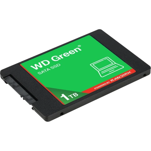 Твердотельный накопитель/ WD SSD Green, 1.0TB, 2.5" 7mm, SATA3, QLC,... фото 4
