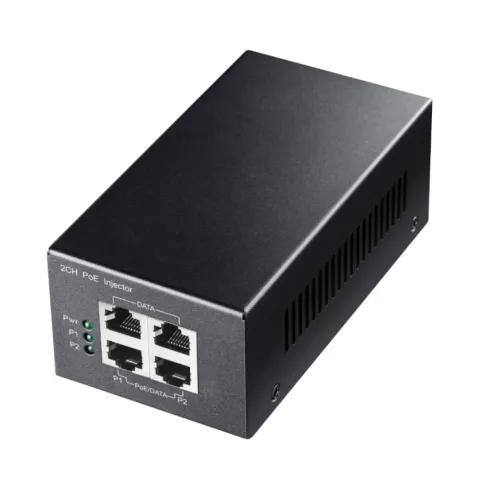 Инжектор/ 2-Channel 30W Gigabit PoE+/PoE Injector фото 1