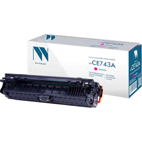 Тонер-картридж NVP NV-CE743A Magenta для HP Color LaserJet CP5225/ фото 1