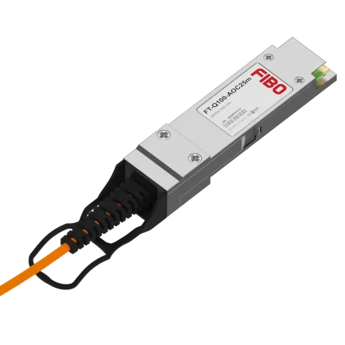 Кабель/ FT-Q100-AOC25m QSFP28 AOC модуль 100G, оптический кабель, 25 м фото 3