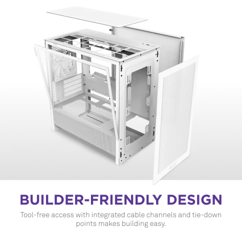 NZXT H3 Flow CC-H31FW-01 фото 7