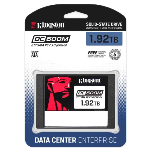 Твердотельный накопитель/ Kingston SSD DC600M, 1920GB, 2.5" 7mm, SATA3 фото 1