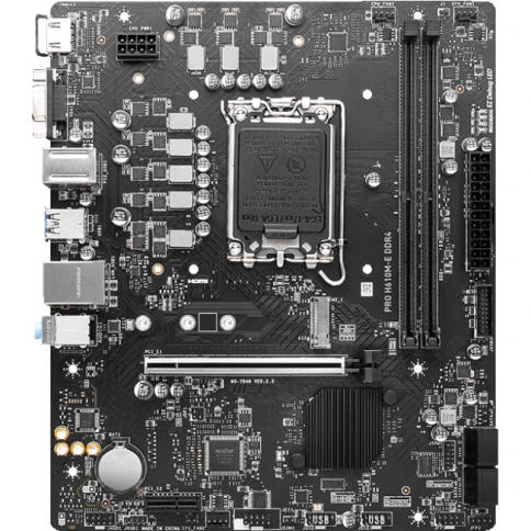Материнская плата/ MB MSI INTEL H610 s1700, 2xDDR4(64GB), D-SUB/HDMI 1 фото 2