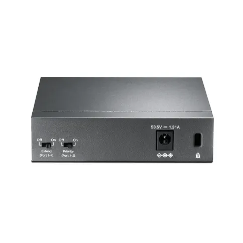 Коммутатор/ 5-Port 10/100Mbps Desktop Switch with 4-Port PoE, 5 10/100 фото 3