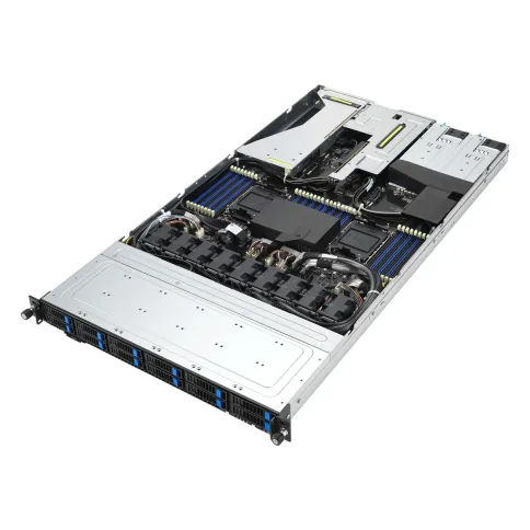 Серверная платформа/ ASUS RS700-E11-RS12U, 1U, 2x Socket-E LGA4677, 32x DDR5 4800*/5600*, 12x2.5'' NVMe/SATA*/SAS* hsb (*-RAID/HBA need), 2x M.2 PCIe 2260/2280, 2 x PCIe Gen5  + 1 x int RAID slot + 1x OCP3.0, 2 x 10G(Intel X710-AT2) RJ45 LAN, 1+ фото 3