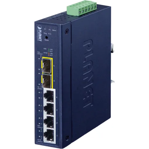 коммутатор/ PLANET IGS-4215-4T2S IP30 Industrial L2/L4 4-Port 10/100/1 фото 1