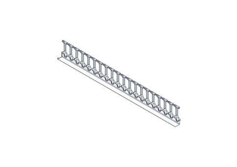 Vertical cable manager Systeme Electric, Excelente series, 42U, plasti фото 2