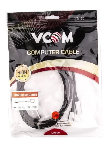 VCOM USB 3.2 Type-C (m) - DisplayPort (m) фото 2
