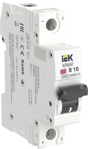 ARMAT Авт. выкл. M06N 1P B 10А IEK фото 11