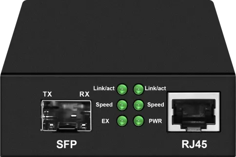 Медиаконвертер Gigabit Ethernet/ Медиаконвертер Gigabit Ethernet, SFP фото 1