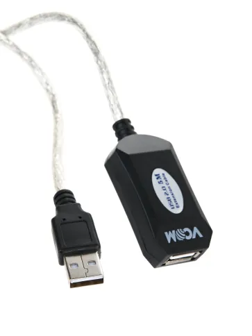 VCOM USB 2.0 Type-AM - USB 2.0 Type-AF 5м фото 3