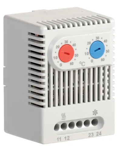 Термостат двухканальный  от 0 до +60°C NO+NC IEK фото 1
