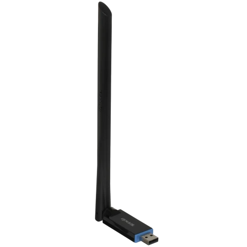Адаптер Wi-Fi/ Tenda U10 Двухдиапазонный Wi-Fi адаптер, 2,4/5 ГГц, до 633 Мбит/с, передатчик 20 dBm, подключение USB, 1х6dBi внешняя антенна фото 1