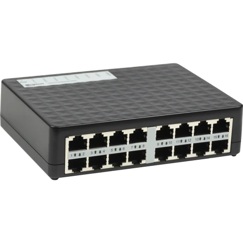 Коммутатор/ Unmanaged Switch 16x100Base-TX, plastic case фото 2