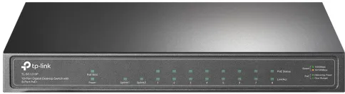 Коммутатор/ 8-port gigabit Unmanaged PoE+ Switch with 1 Gigabit RJ-45 фото 1