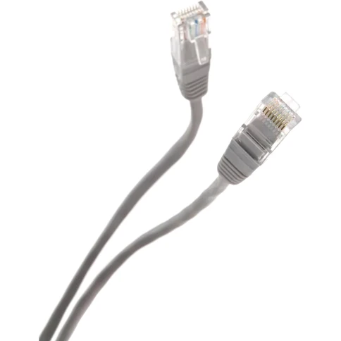 Патчкорд/ Патчкорд литой "Telecom" UTP кат.5е 5,0м серый фото 3