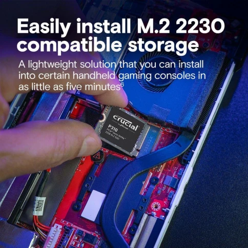 Твердотельный накопитель Crucial P310 2TB PCIe Gen4 NVMe 2230 M.2... фото 7