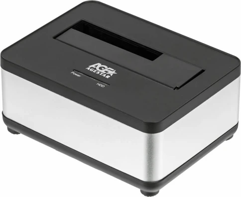 Док-станция для HDD AgeStar 3UBT7 SATA III USB3.0 пластик/алюминий серебристый... фото 1