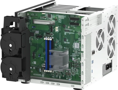 Сетевое хранилище без дисков/ SMB QNAP TS-1655-8G NAS 16-Bay (12x 3.5" фото 5