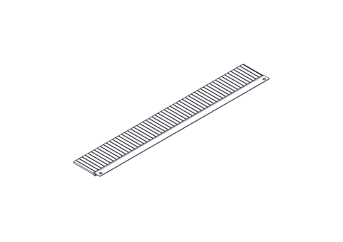 Horizontal bottom seal for cabinets of the Uniprom series, 750 mm wide фото 1