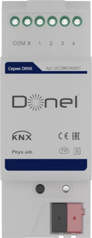 Donel KNX Универсальный интерфейс , 4 канала, монтаж на DIN-рейку. Мож фото 1