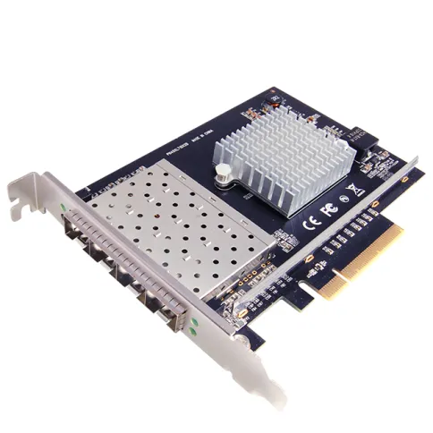 Сетевая карта/ 10G Quad Port SFP+ PCIe Ethernet Adapter with Intel XL7 фото 1