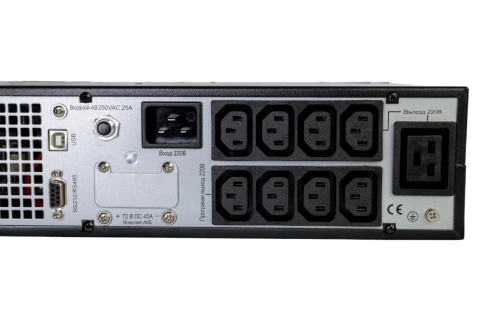 ИБП Systeme Electric SRTSE2000RTXLIG2 — 2 кВА / 2 кВт, онлайн, 2U, 8×C13 + 1×C19, возможность подключения внешних батарей фото 15