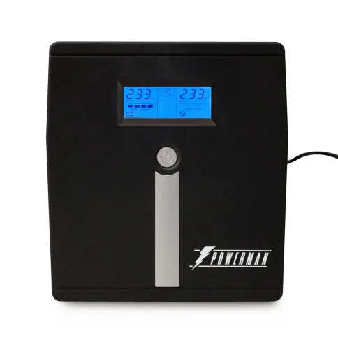 ИБП POWERMAN Smart Sine 1000, LCD, линейно-интерактивный, 1000ВА, 700Вт,  4 евророзетки с резервным питанием, USB, батарея 12В 7Ач 2 шт., 353мм х 149,3мм х 162мм, 9.2 кг./ UPS POWERMAN Smart Sine 1000, LCD, line-interactive, 1000VA, 700W, 4 eurosockets wi фото 1