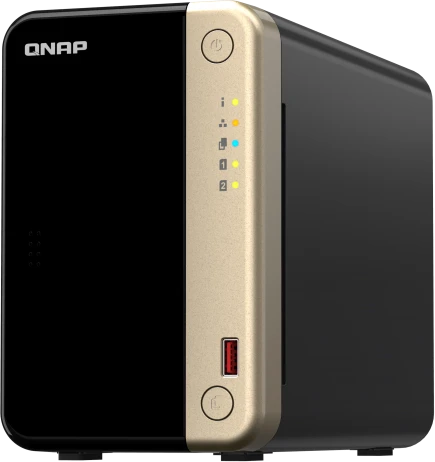 Сетевое хранилище без дисков/ SMB QNAP TS-264-8G NAS 2 HDD trays, 4-co фото 4