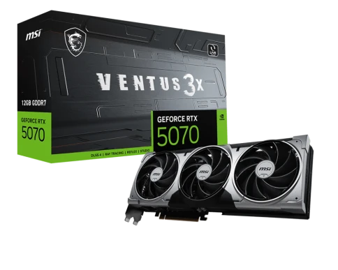 MSI GeForce RTX 5070 12G VENTUS 3X фото 1