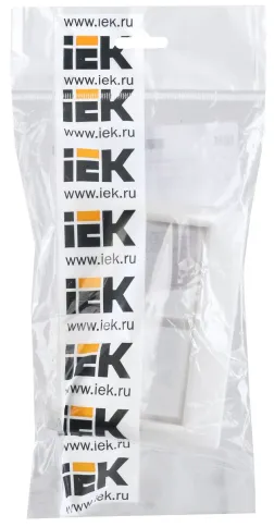 Рамка и суппорт для К.К. "Праймер" на 4 модуля, 75мм белый IEK фото 1
