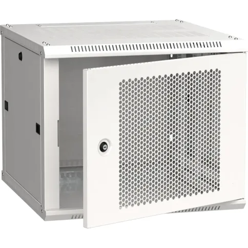 ITK Шкаф LINEA W 9U 600x600 мм дверь перфорированная, RAL7035 фото 1