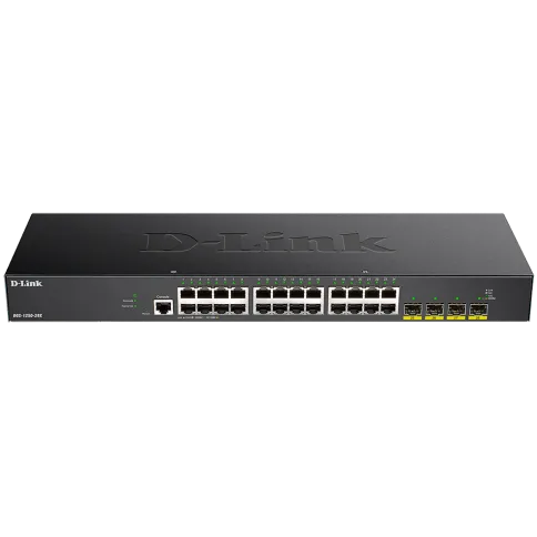 Коммутатор/ DGS-1250-28X Smart L2 Switch 24x1000Base-T, 4х10GBase-X SF фото 1