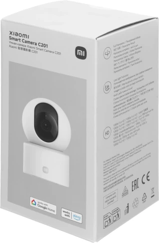 Камера видеонаблюдения IP Xiaomi C201 Wi-Fi 3.3-3.3мм цв. корп.:белый (BHR08NBGL) фото 9